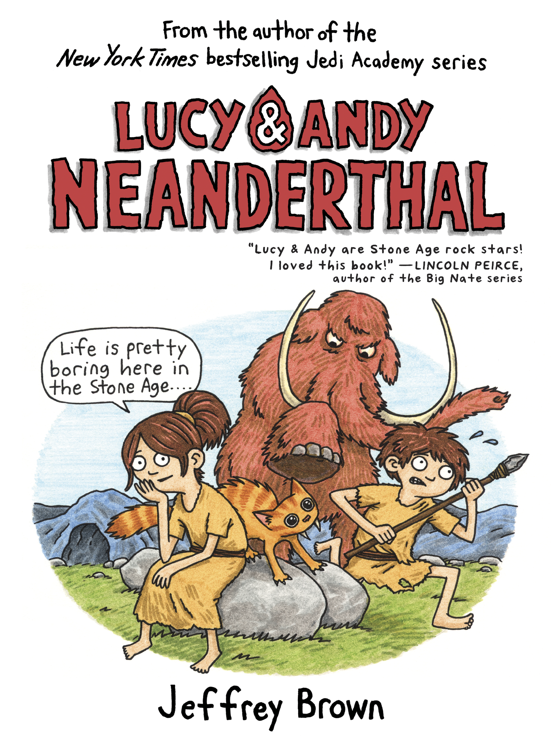 Graphic Novel Book Group Lucy & Andy Neanderthal Lake Forest Library