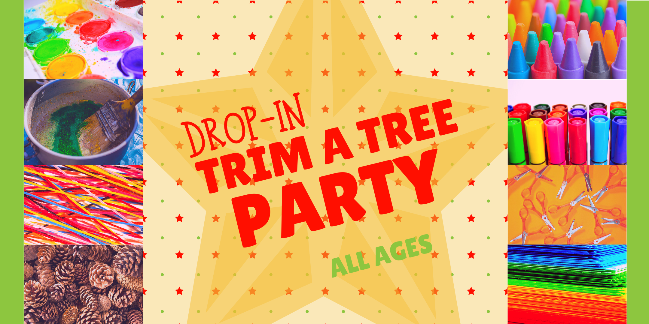 Drop-in Trim a Tree Party All Ages