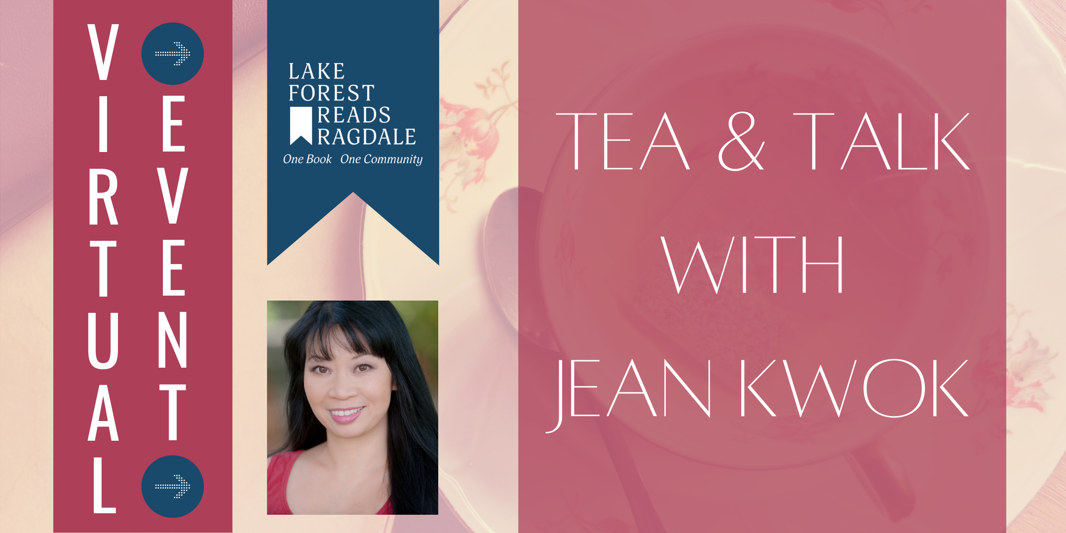 Tea & Talk with Jean Kwok event image