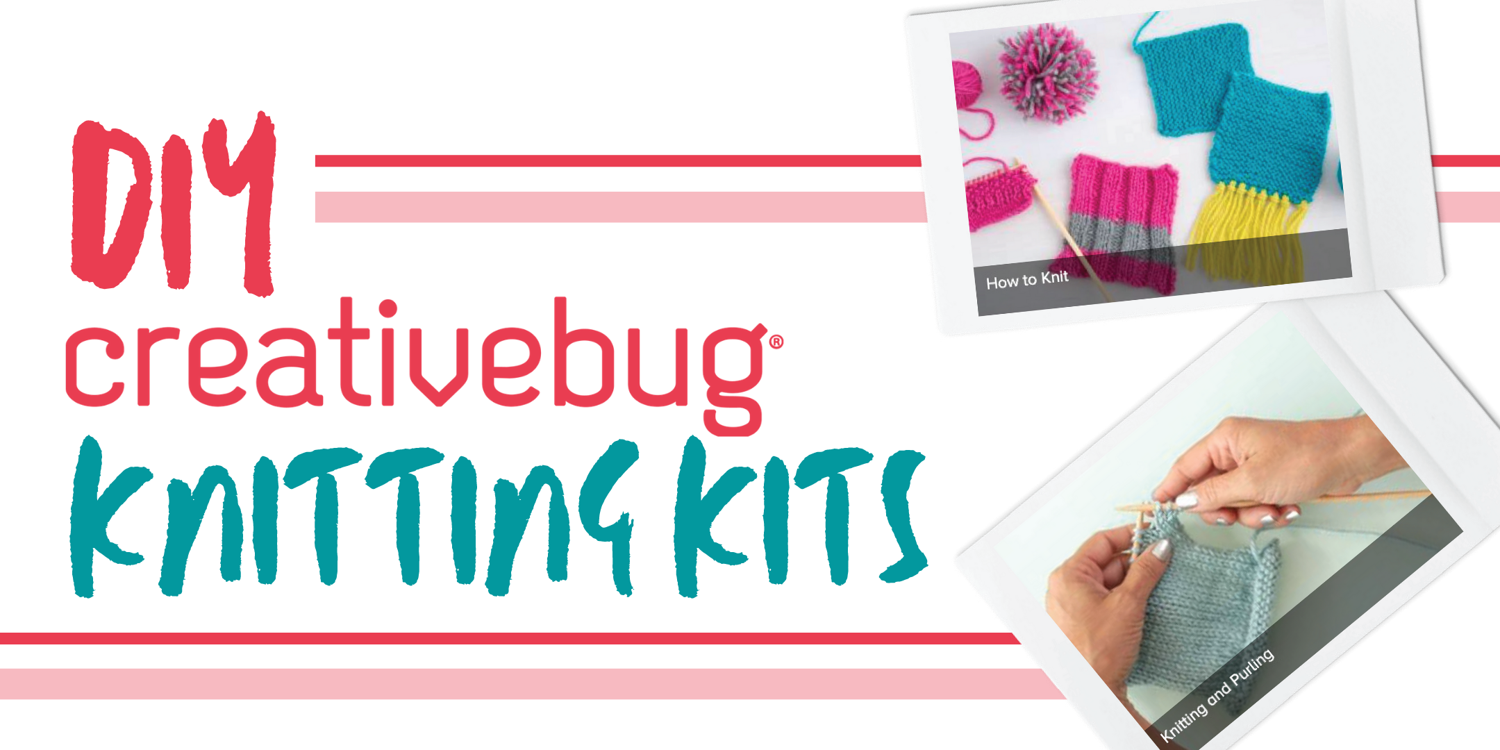 DIY Creativebug Knitting Kits image