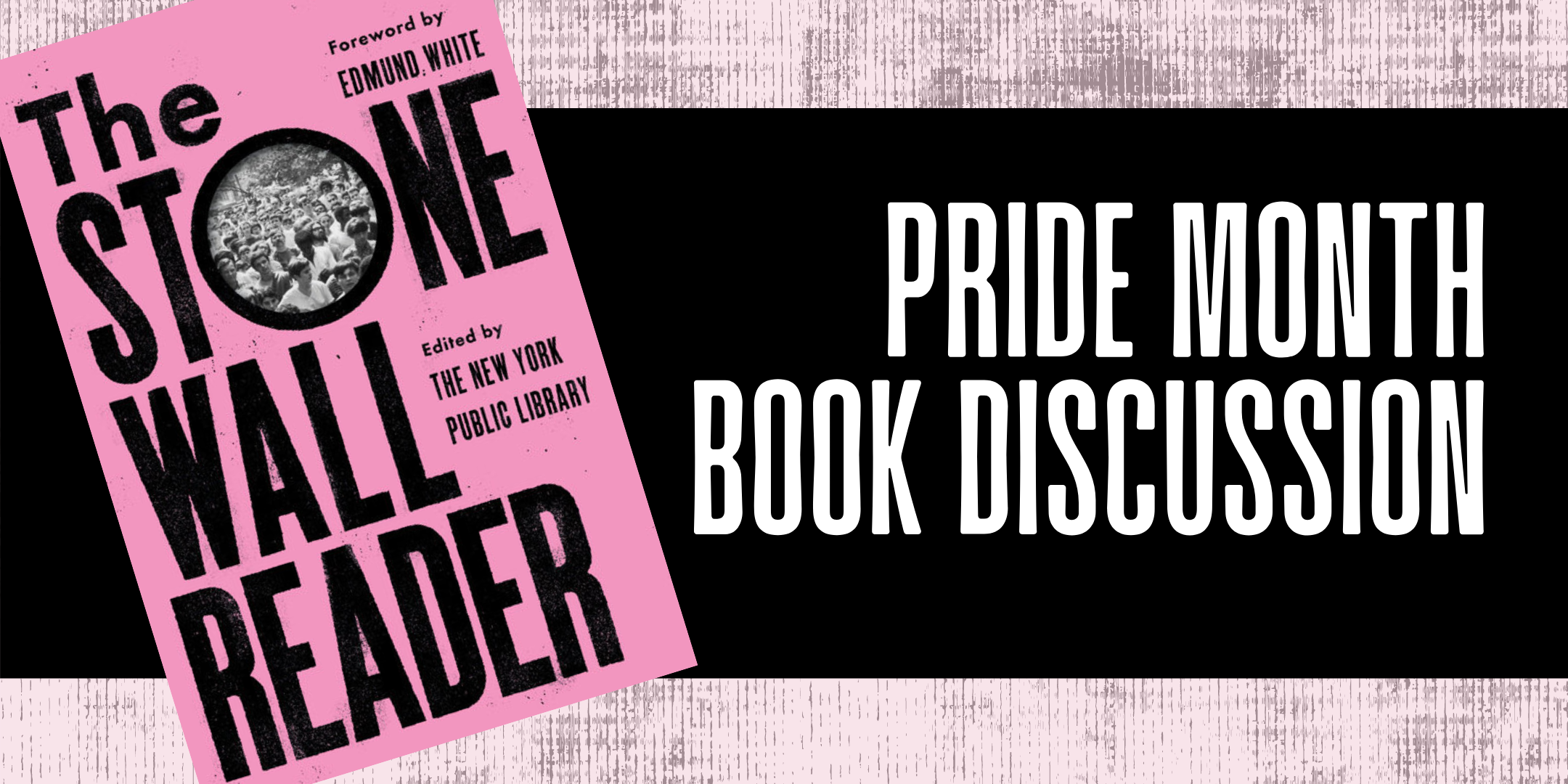 Pride Month Book Discussion of "The Stone Wall Reader" image