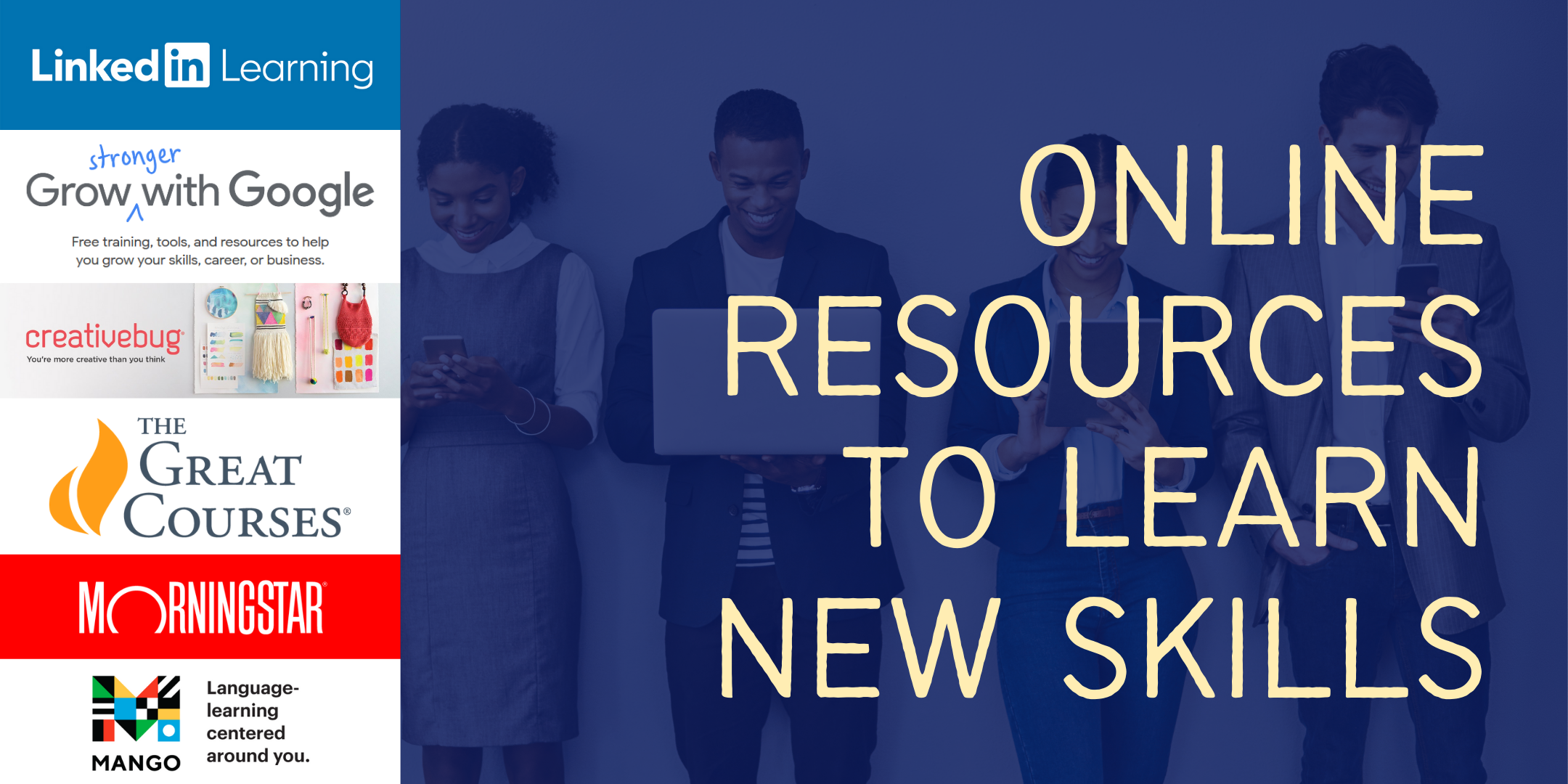 Online Resources to Learn New Skills event image