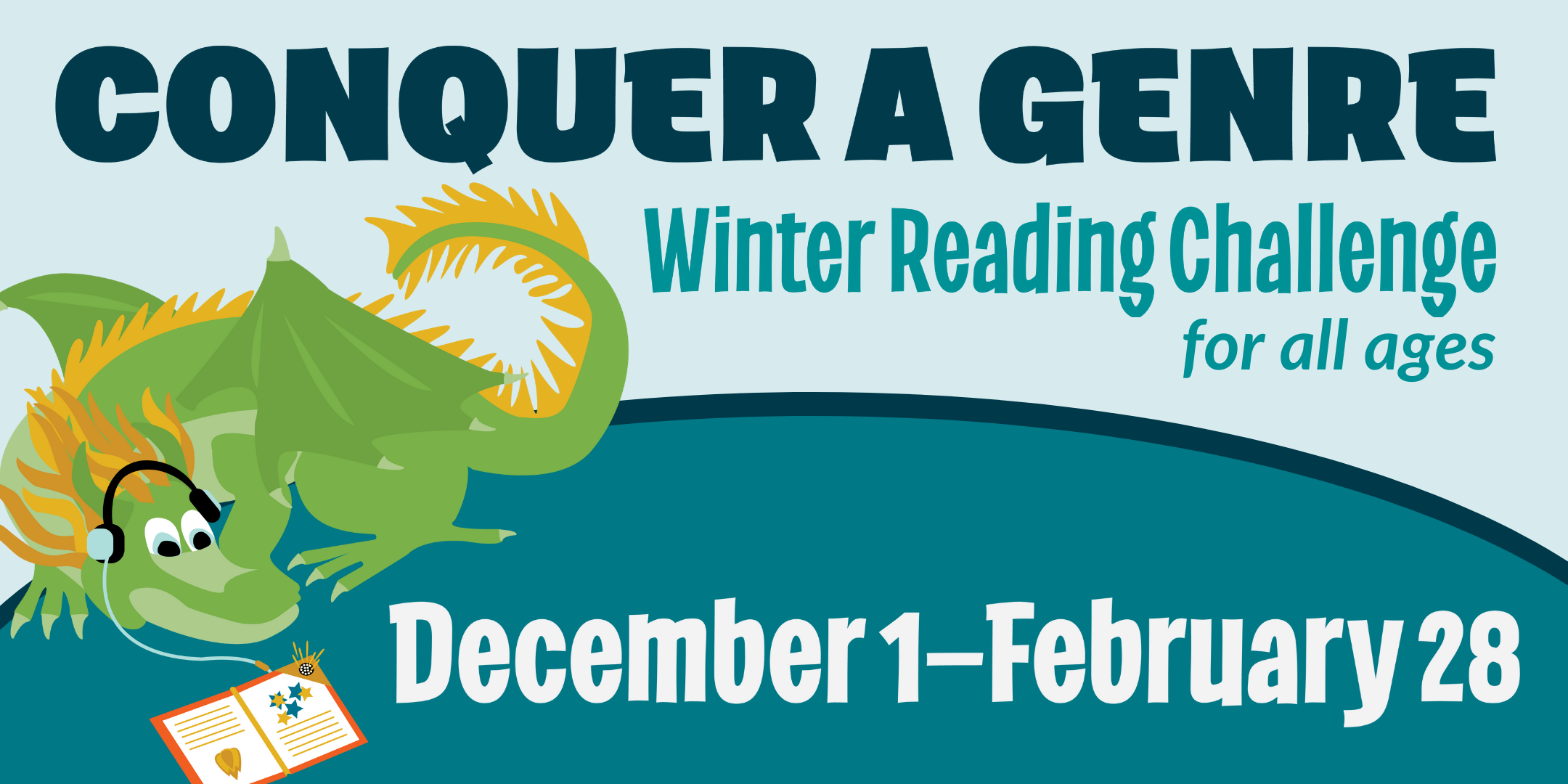 Conquer a Genre: Winter Reading Challenge for all ages event image
