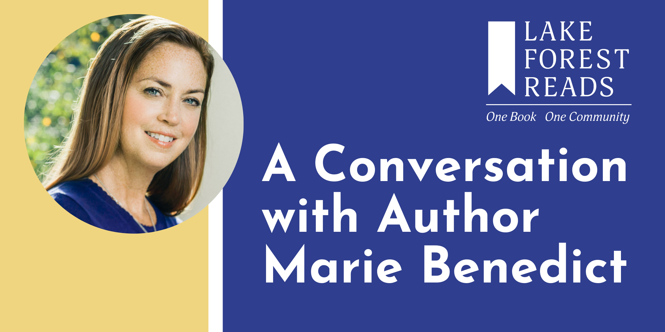 image of "A Conversation with Author Marie Benedict"