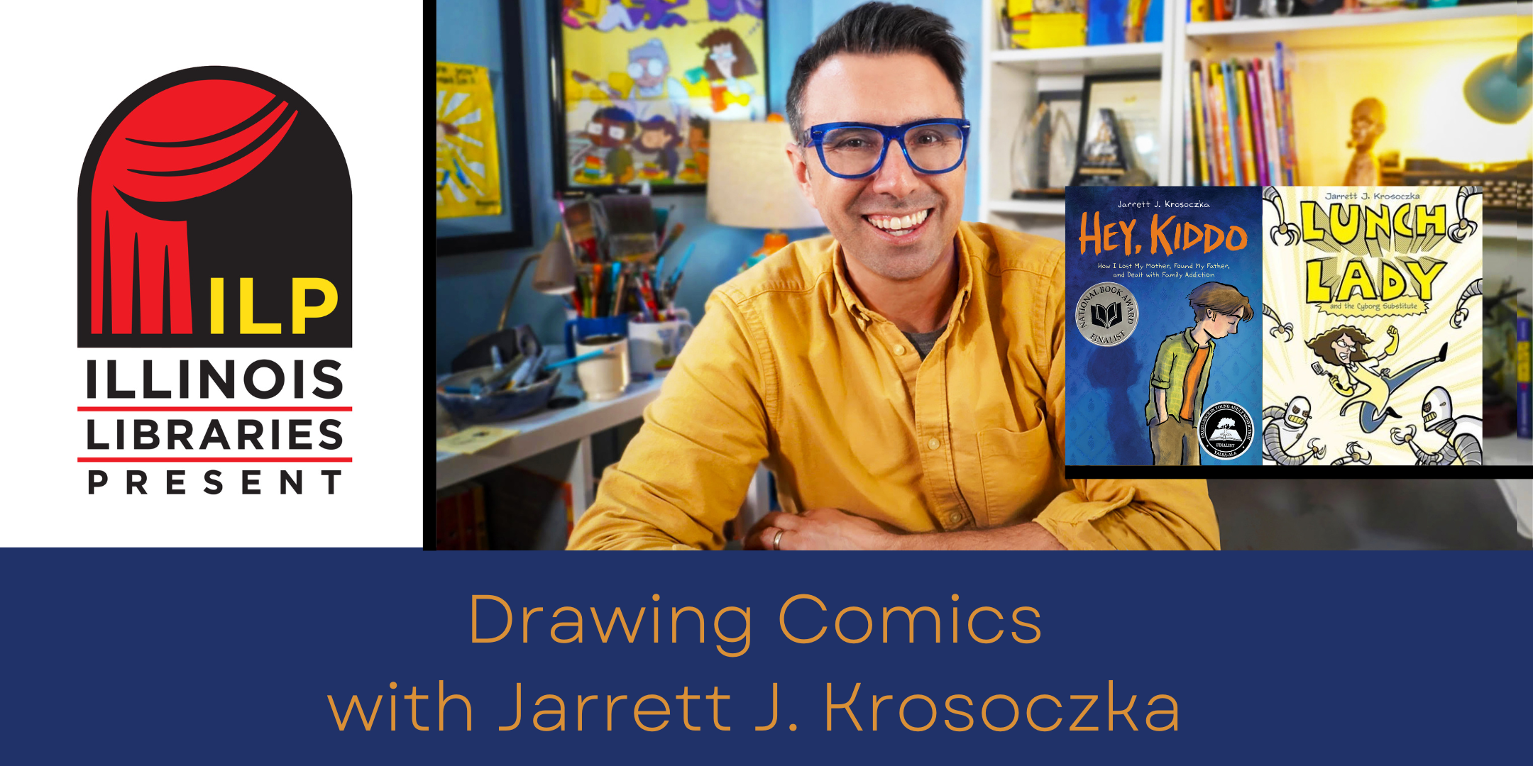 image of "Drawing Comics with Jarrett J. Krosoczka"