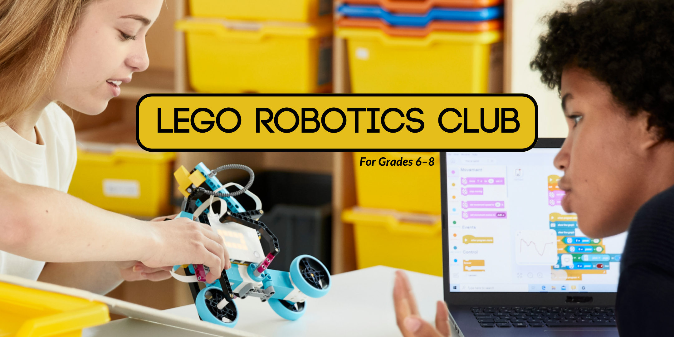 image of "LEGO Robotics Club for Grades 6–8)