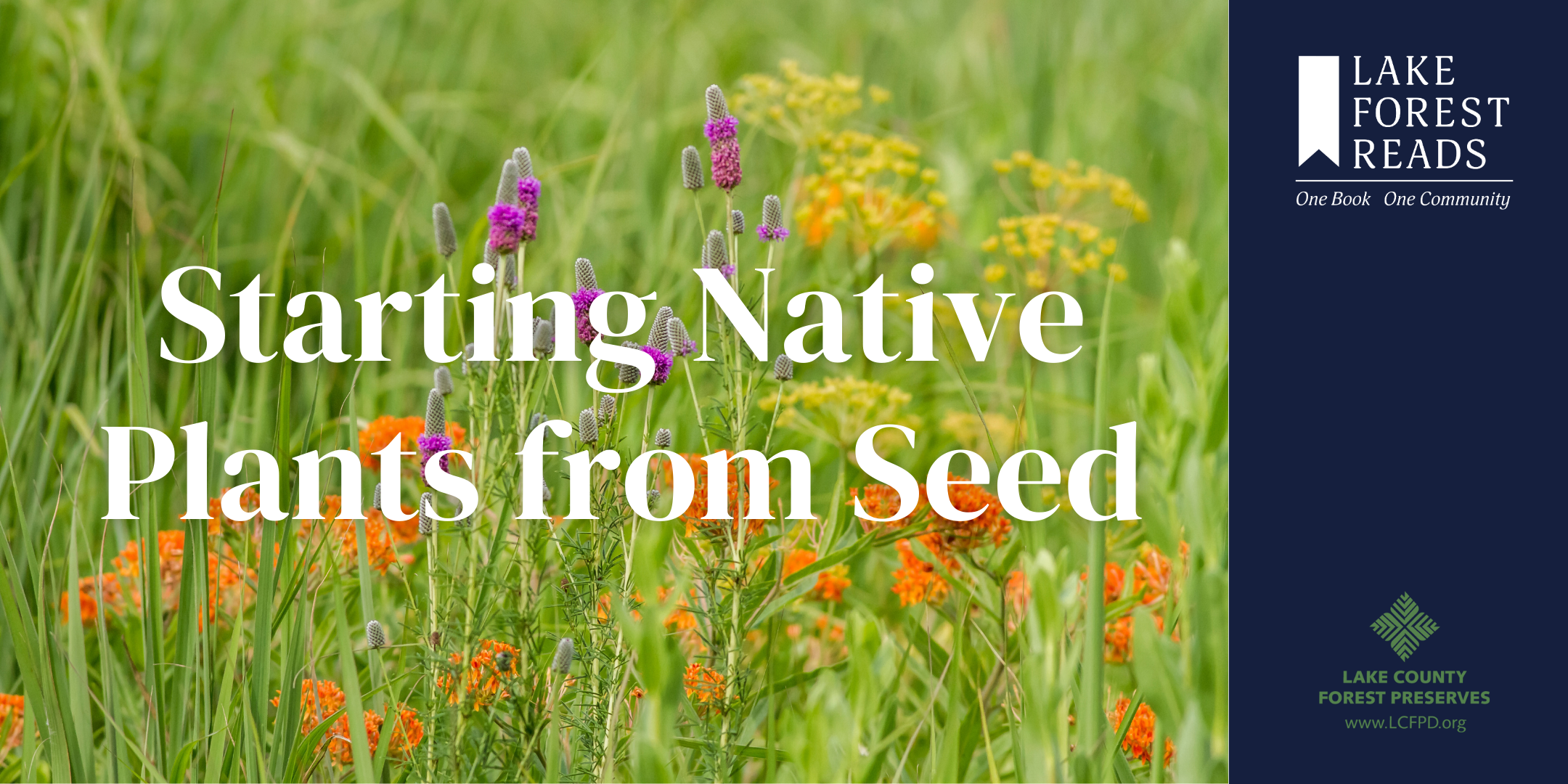 image of "Starting Native Plants from Seed with Lake County Forest Preserves"