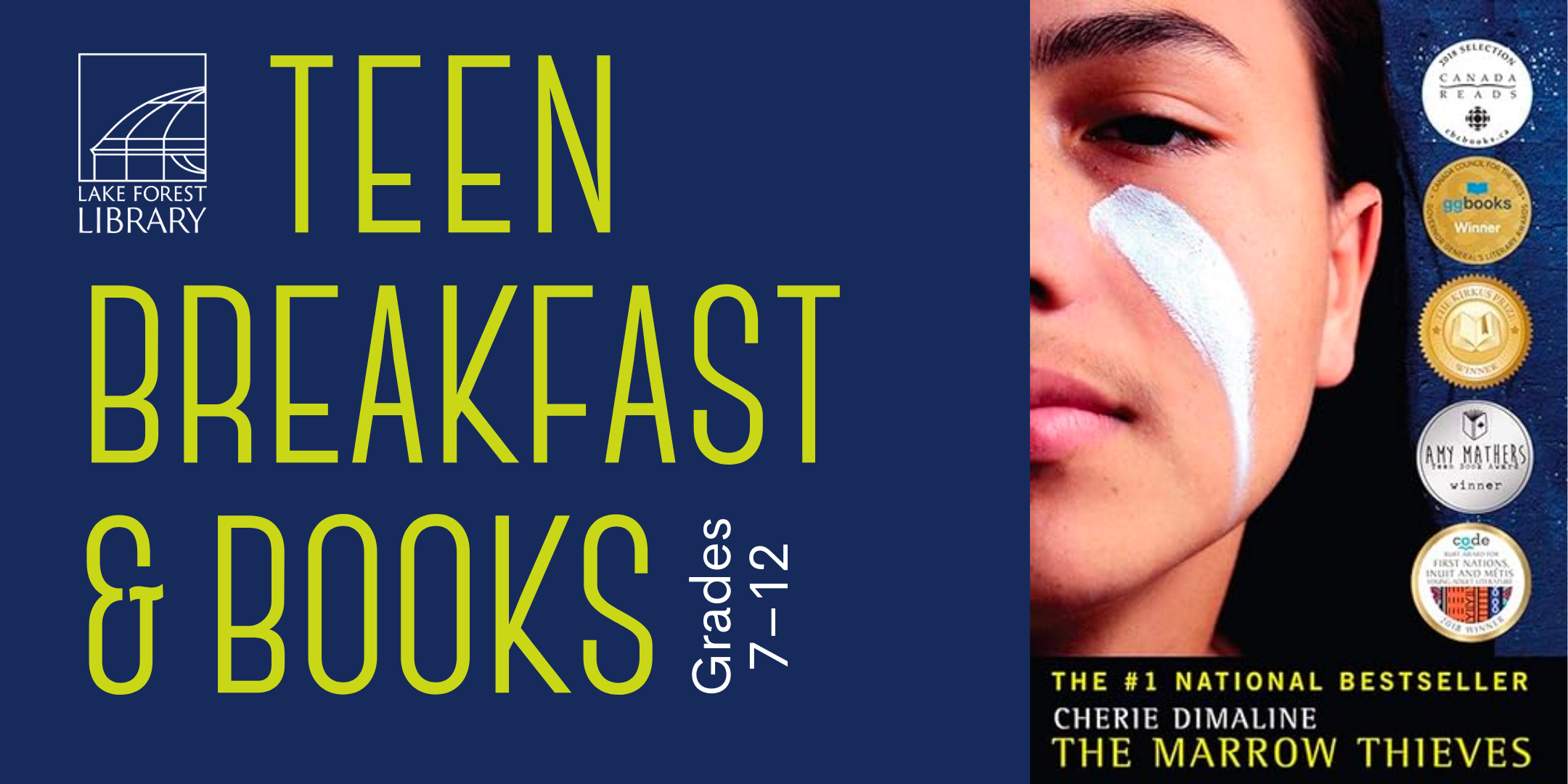 image of "Teen Breakfast & Books: The Marrow Thieves"