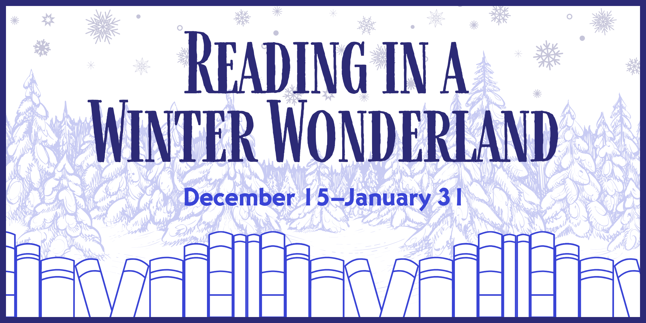 image of "Reading in a Winter Wonderland"