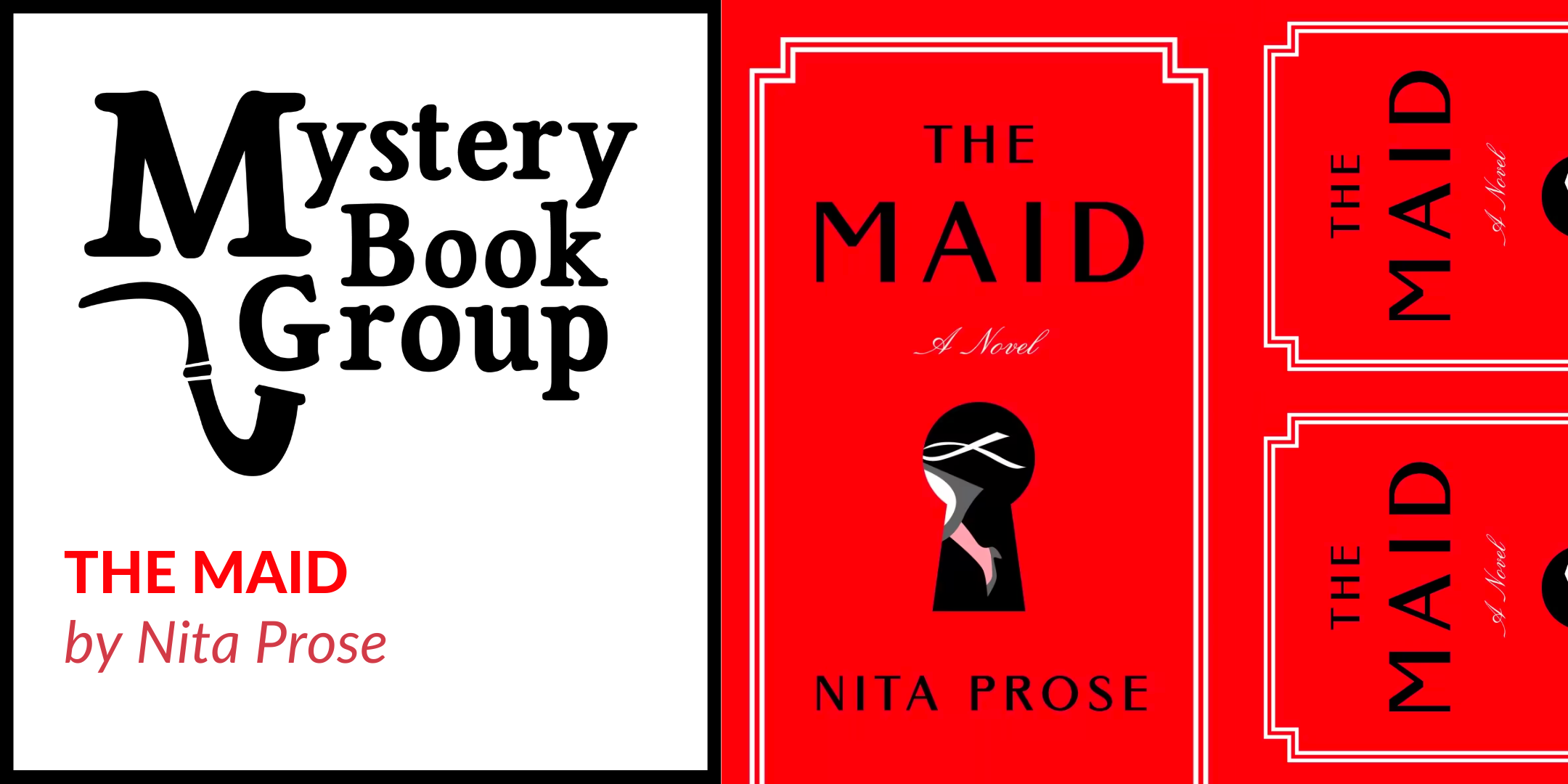 image of "Mystery Book Group: The Maid"