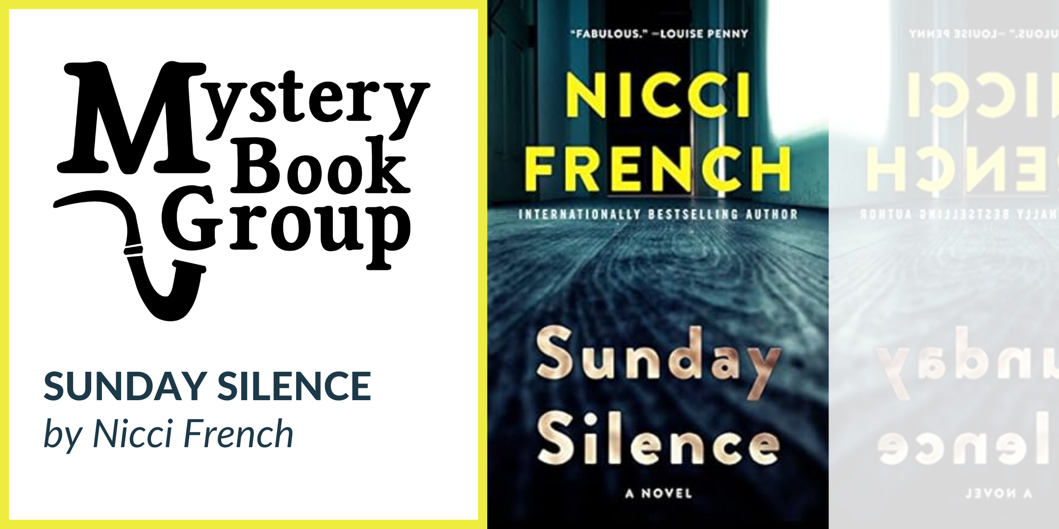 image of "Mystery Book Group: Sunday Silence"