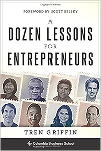 A dozen lessons for entrepreneurs book cover
