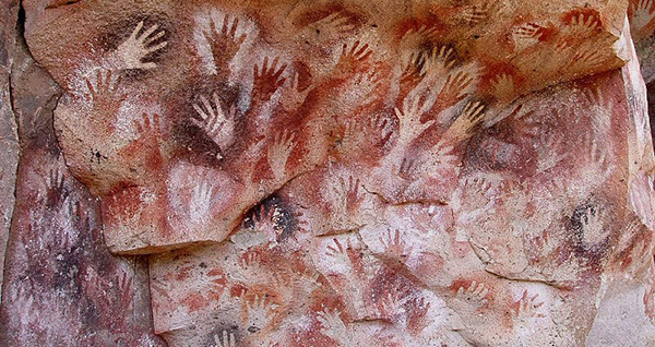 Cave Art Handprints
