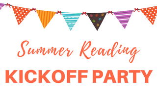 Summer Reading Kickoff Party with banners
