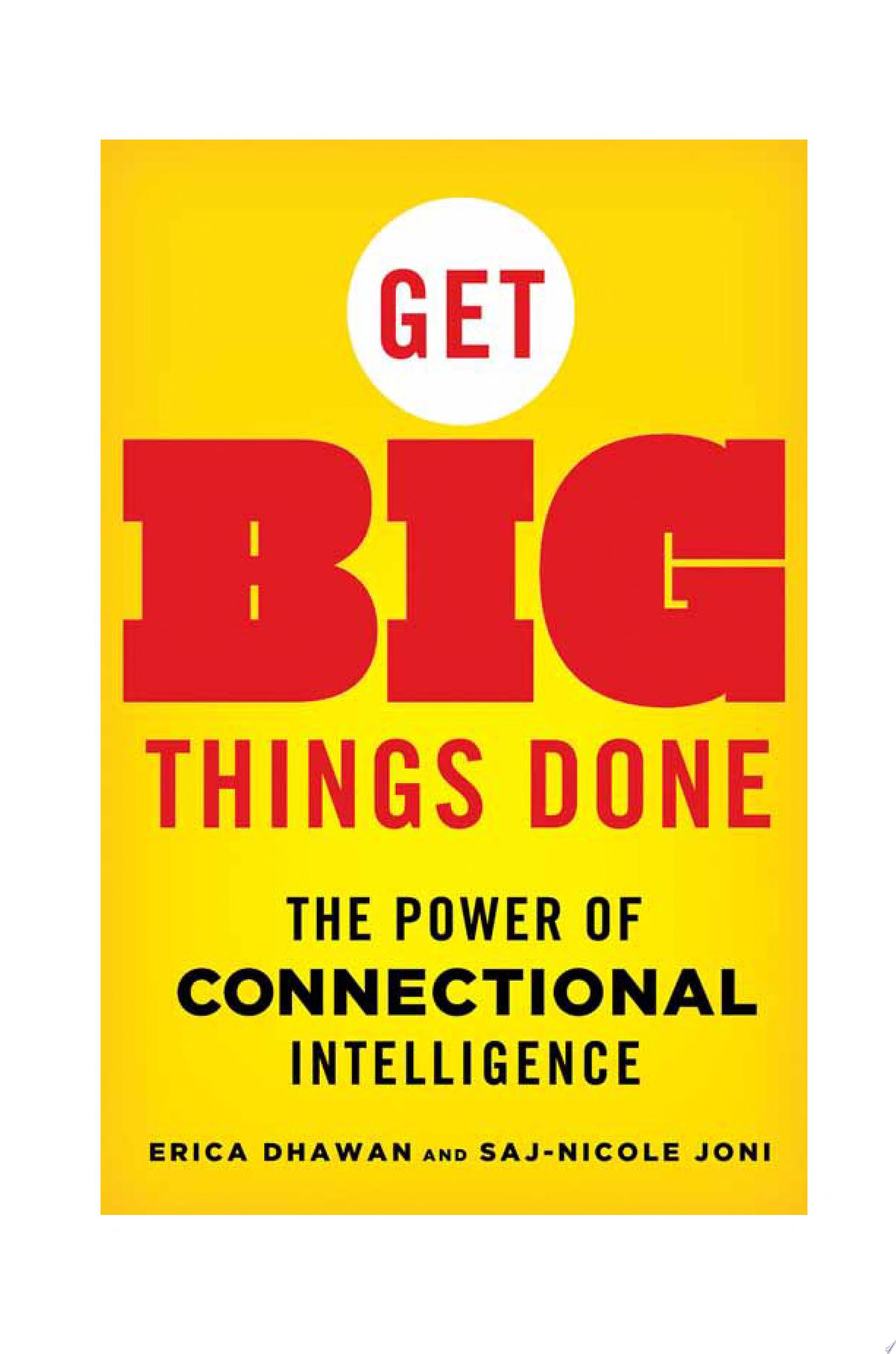 Image for "Get Big Things Done"