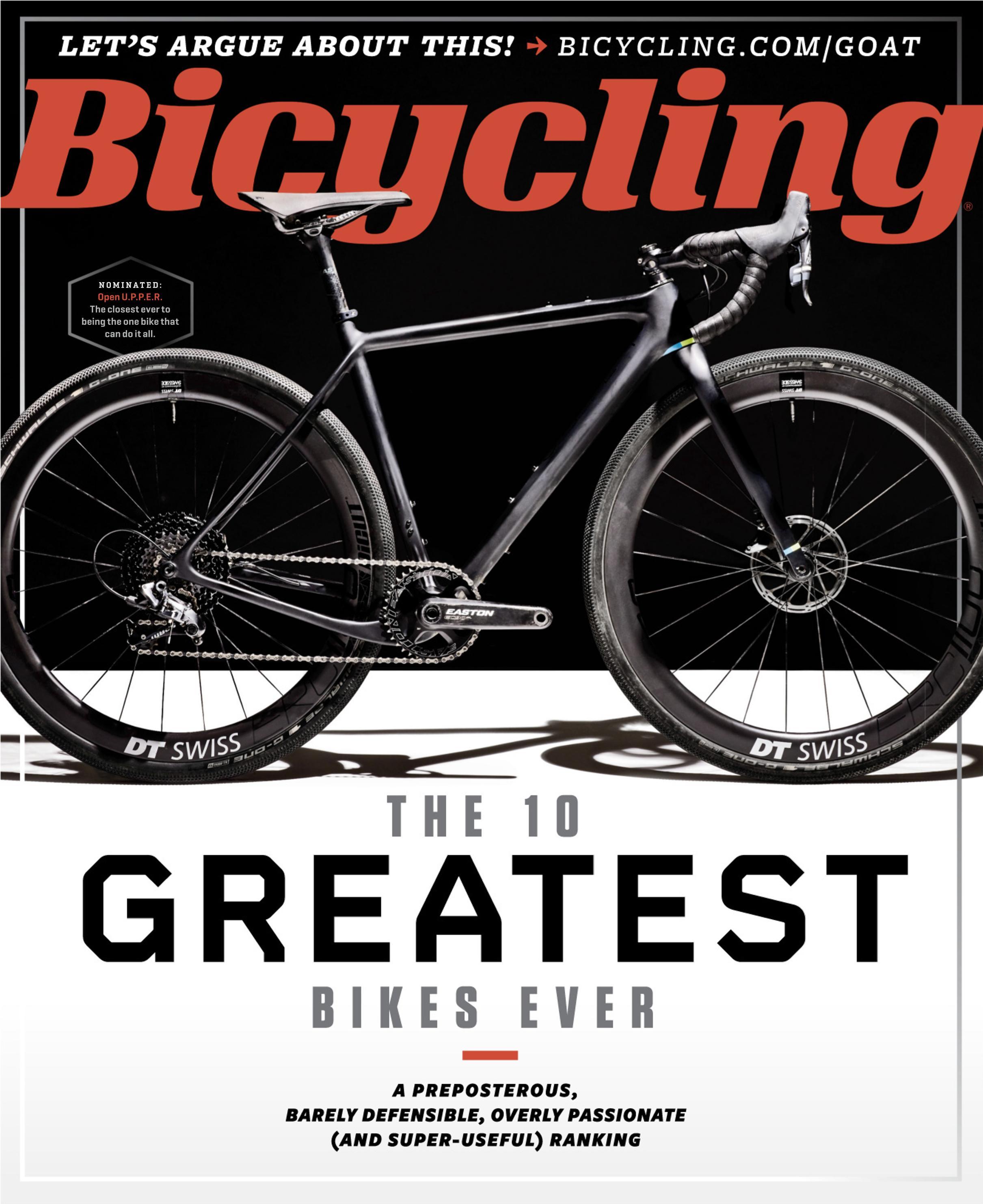 Bicycling magazine cover