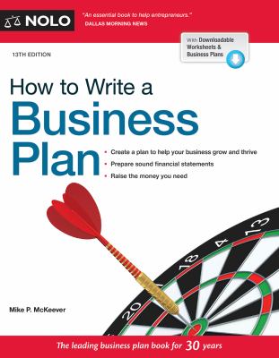 Nolo's How to Write a Business Plan