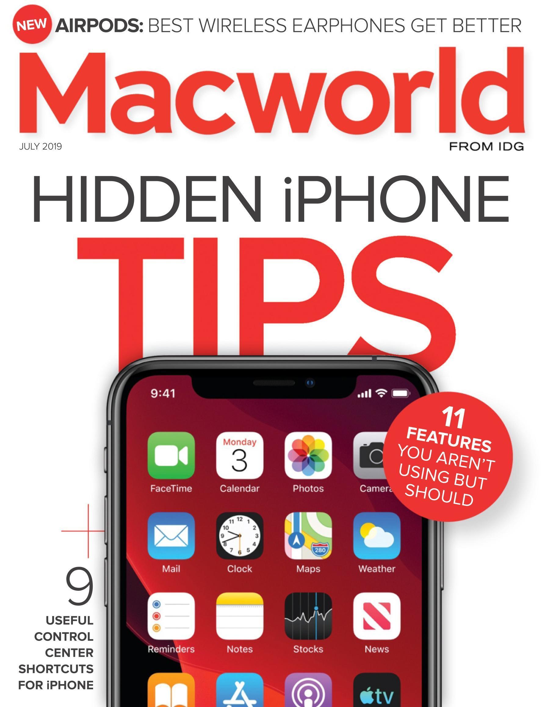 Macworld magazine cover