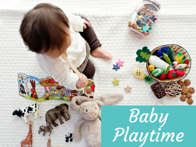 Baby Playing with Toys