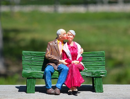 couple on a bench