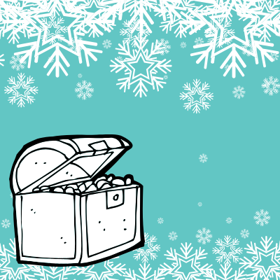 Winter treasure chest