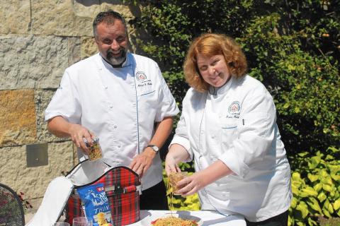 Susan Maddox and her husband