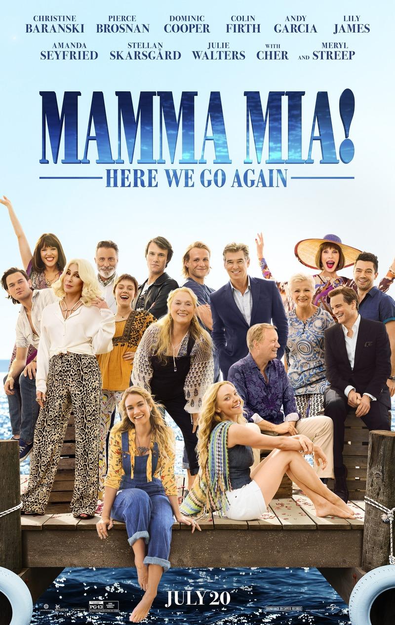 Mamma Mia! Here We Go Again movie poster