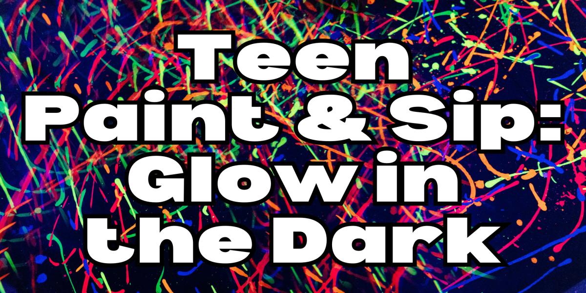 image of "Teen Paint & Sip: Glow in the Dark"
