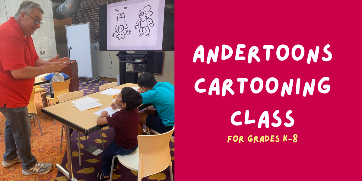 image of "Andertoons Cartooning Class for Grades K–8"