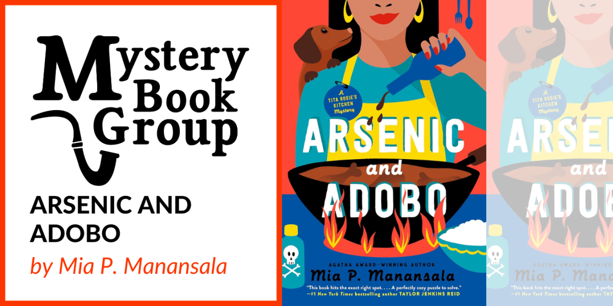 image of "Mystery Book Group: Arsenic and Adobo"