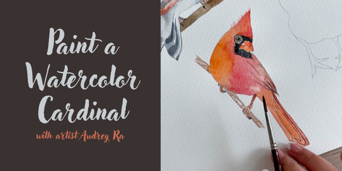 image of "Paint a Watercolor Cardinal"