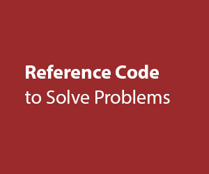 Reference Code to Solve Problems